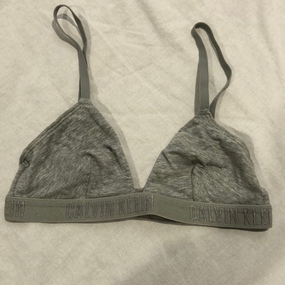 Calvin Klein Triangle Bralettes - Picture 2 of 5